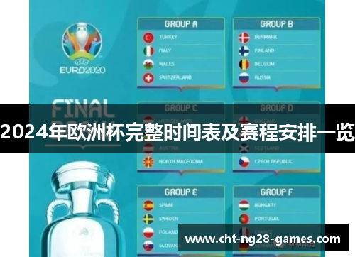 2024年欧洲杯完整时间表及赛程安排一览